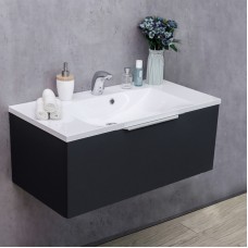 ТУМБА С УМЫВАЛЬНИКОМ 90 СМ FANCY MARBLE BERMUDA 1, СЕРЫЙ